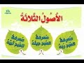 1 شرح الأصول الثلاثة -  بطريقة محاسن التقسيم ( الخريطة الذهنية ) - الشيخ / أحمد القاضي