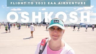 Cirrus Flight to Green Bay for EAA Airventure 2022 in Oshkosh (KRNH-KGRB)