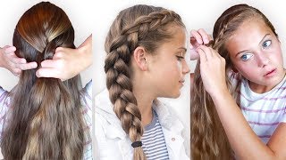 9 Easy Braids Hairstyles | How to French Braid | How to Dutch Braid