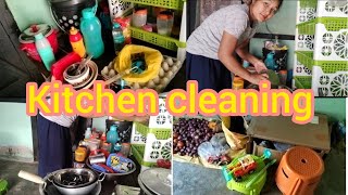 kitchen cleaning vlog ll