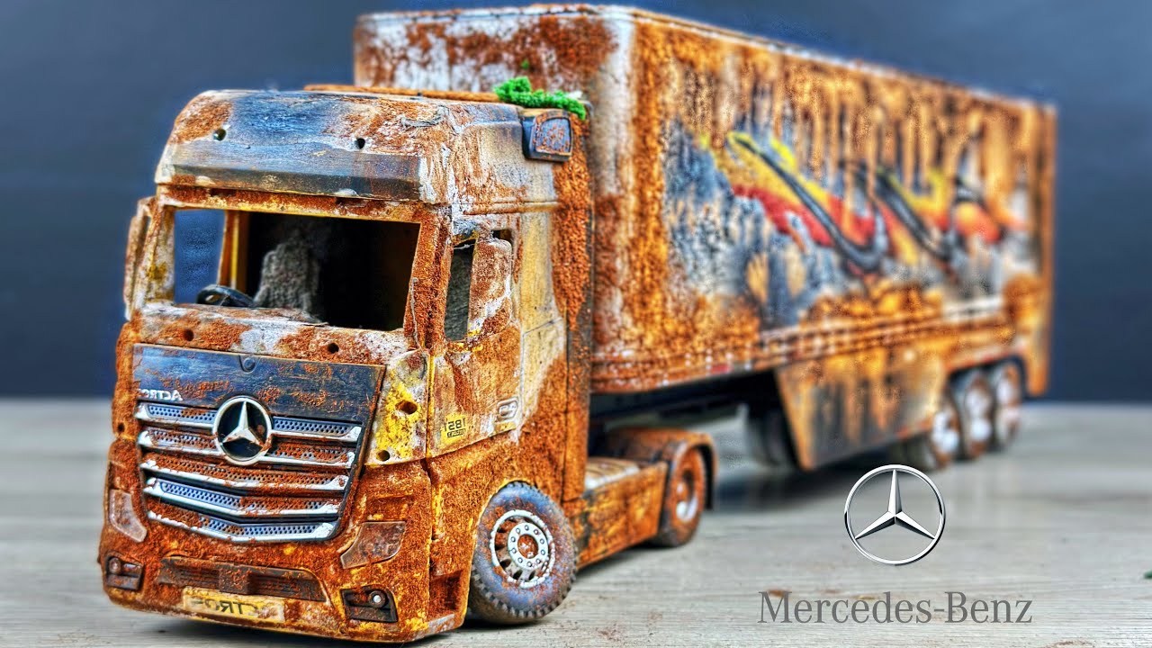 Restoration Abandoned Mercedes-Benz Actros Semi Trailer Truck | Discover Restoration