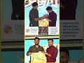 CSK Shirt Signing Moment with Basiljoseph😊 |#shorts