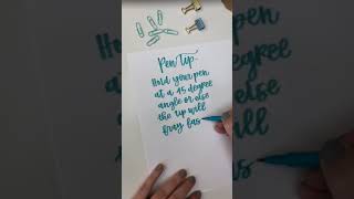 Comparing our Faux Calligraphy Book to Our Brush Lettering Book