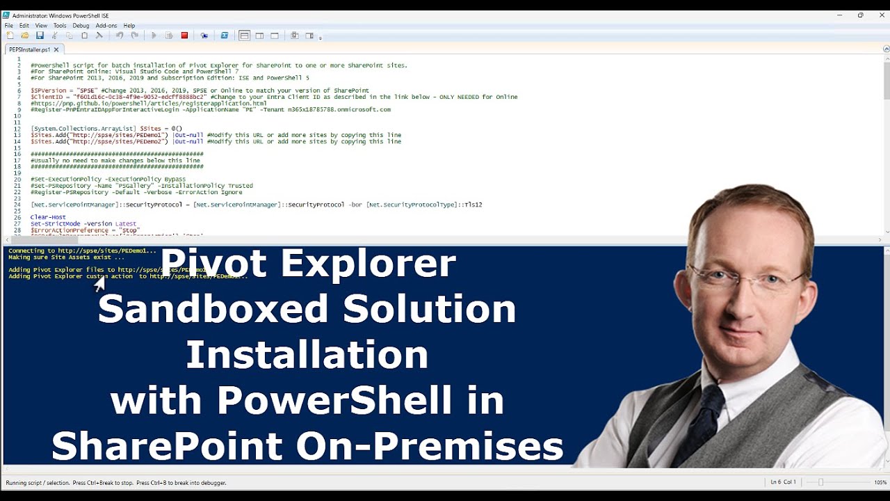 Pivot Explore PowerShell Script to Install the Pivot Explorer Sandboxed Solution in ...