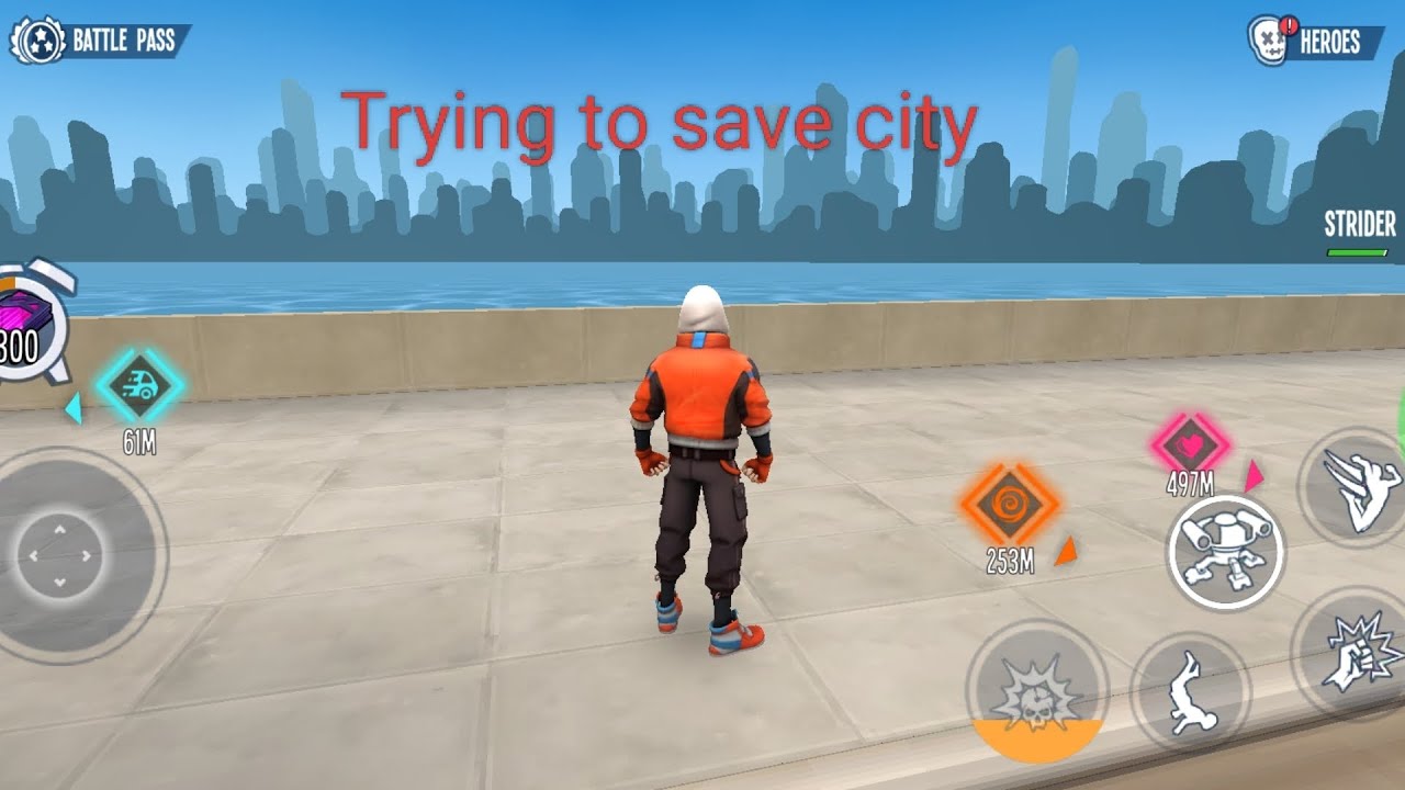 Spider-man trying to help his city (story video)