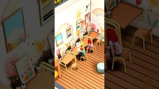 The cutest Sims 4 CC for kids 🎒 I built a pretty daycare with the Kindergarten CC Set 🛍️ #thesims4