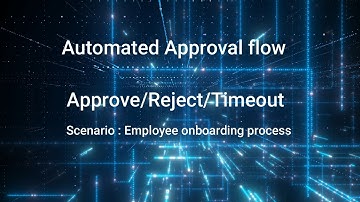 Power Automate - Approval flow (Approve/Reject/Timeout) #automationideas 1