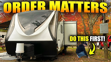 How to Set Up a Travel Trailer Correctly ➕ Downloadable RV Setup Checklist for Beginners