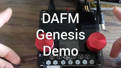 Kasser Synths - DAFM Genesis - YM3438 FM Synth - Demo and Tutorial