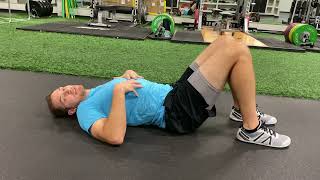Supine March - low back rehab