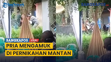 Viral Pria Ngamuk di Pernikahan Mantan, Langsung Diamankan Warga.