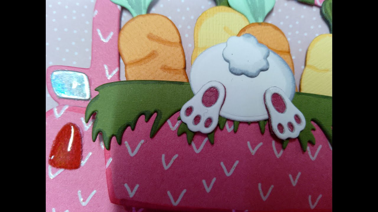 Pâques arrive et le petit lapin aussi ! #scrapbooking