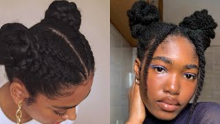 BUN HAIRSTYLES PERFECT FOR ANY NATURAL HAIR TYPE