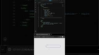 تصميم Input احترافي بـ HTML & CSS | Floating Label في ثواني! #ai #coding