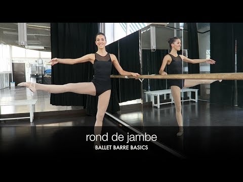 BALLET BARRE BASICS - rond de jambe tutorial | natalie danza