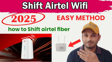How to shift airtel wifi connection | Shift airtel fiber to new address