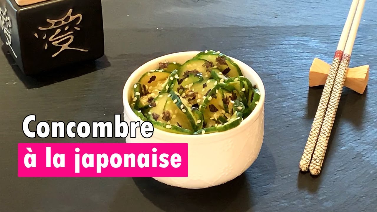 Recette de concombre à la japonaise