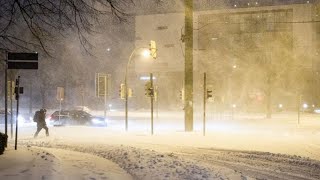 Una tormenta de nieve paraliza Países Bajos y pone en jaque a Alemania e Inglaterra