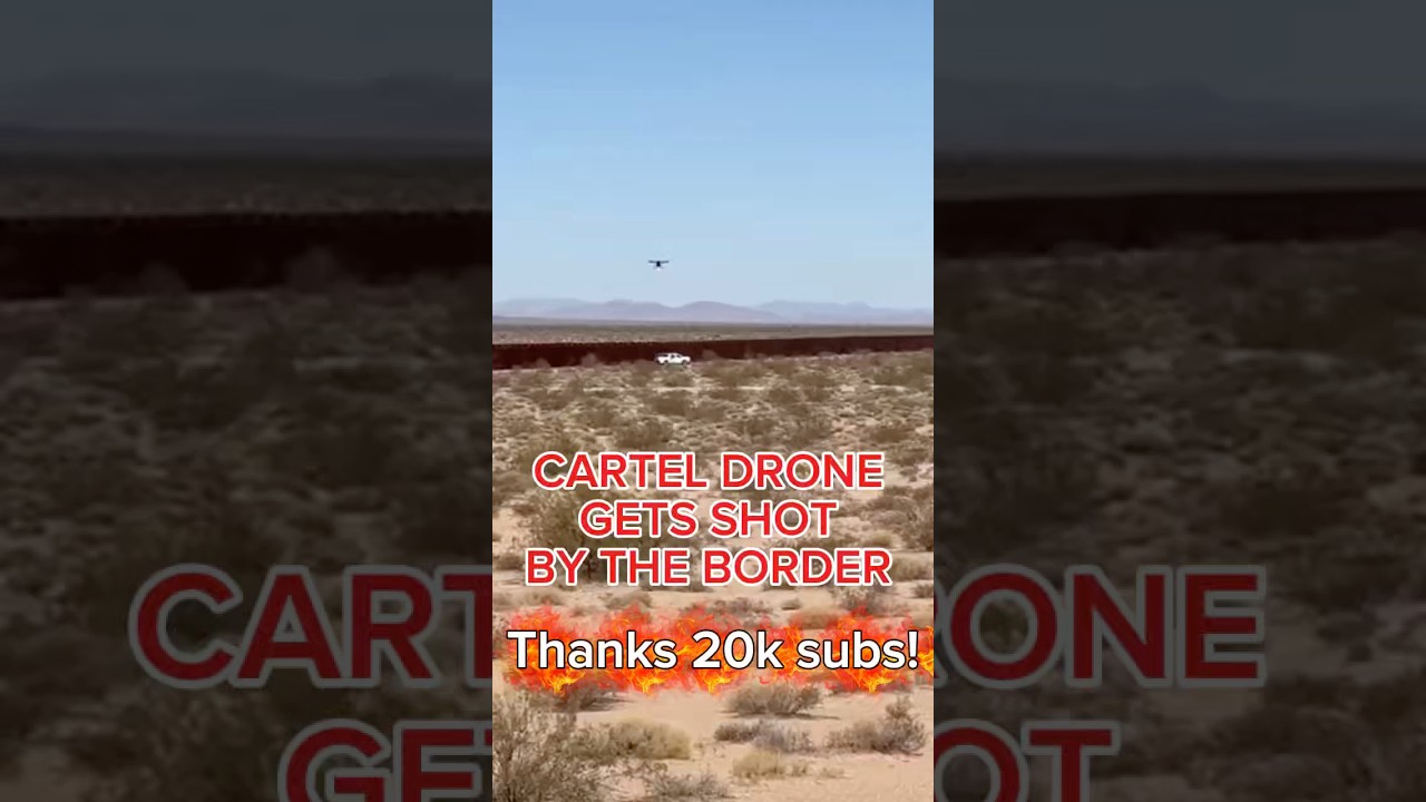 Cartel drone carrying contraband shot down by the border 