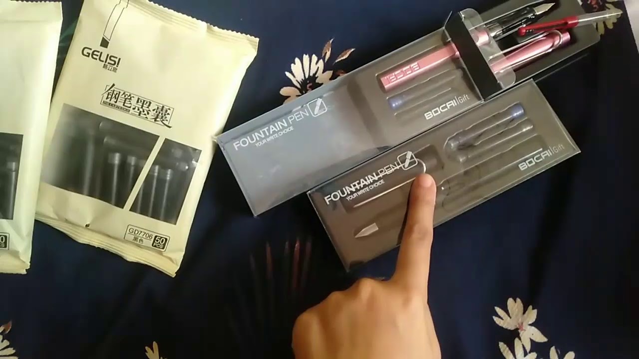 CHEAP! 50 pesos/ 1 Dollar Bocai Fountain Pens from Shopee Hmmmm YouTube