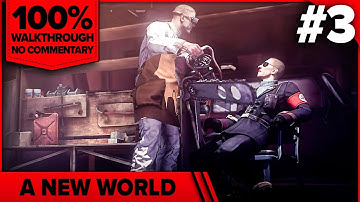 Wolfenstein: The New Order 100% Cinematic Walkthrough (Über, All Perks) 03 A NEW WORLD