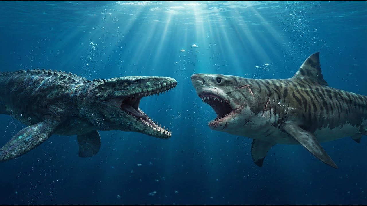 Megalodon vs Mosasaurus: The Ultimate Battle for the Deep Ocean