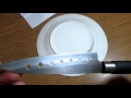 Как легко и просто заточить нож при помощи обычной тарелки how to sharpen a knife with a plate