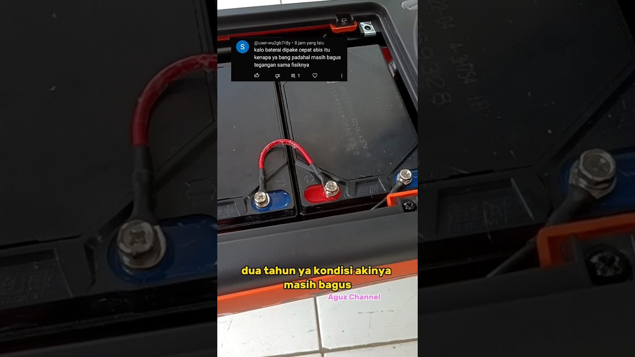penyebab aki sepeda listrik ngedrop !? #shorts