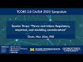 Castor symposium 2023 session three introduction flavor restrictions regulatory empirical