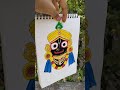 how to draw jagannath #jagannath #shortvideo #hindugod #puri #temple#painting