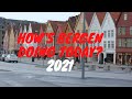 4K WALKING TOUR IN BERGEN, NORWAY DURING PANDEMIC