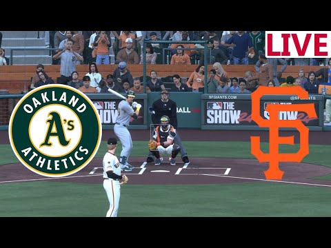 🔴LIVE 🔴Oakland Athletics VS San Francisco GIants /Baseball spring Training / Mlb vivo/MLB THE SHOW