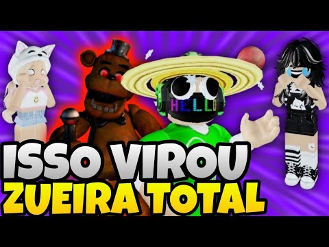 EU, DUAS DOIDAS E UM FNAF DOOM CAÓTICO no ROBLOX!!