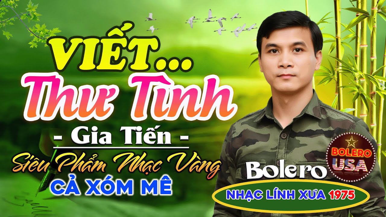 Viết Thư Tình - LK Nhạc Lính Bolero Trữ Tình Hải Ngoại TOÀN BÀI HAY Cả Làng Cùng Nghe.