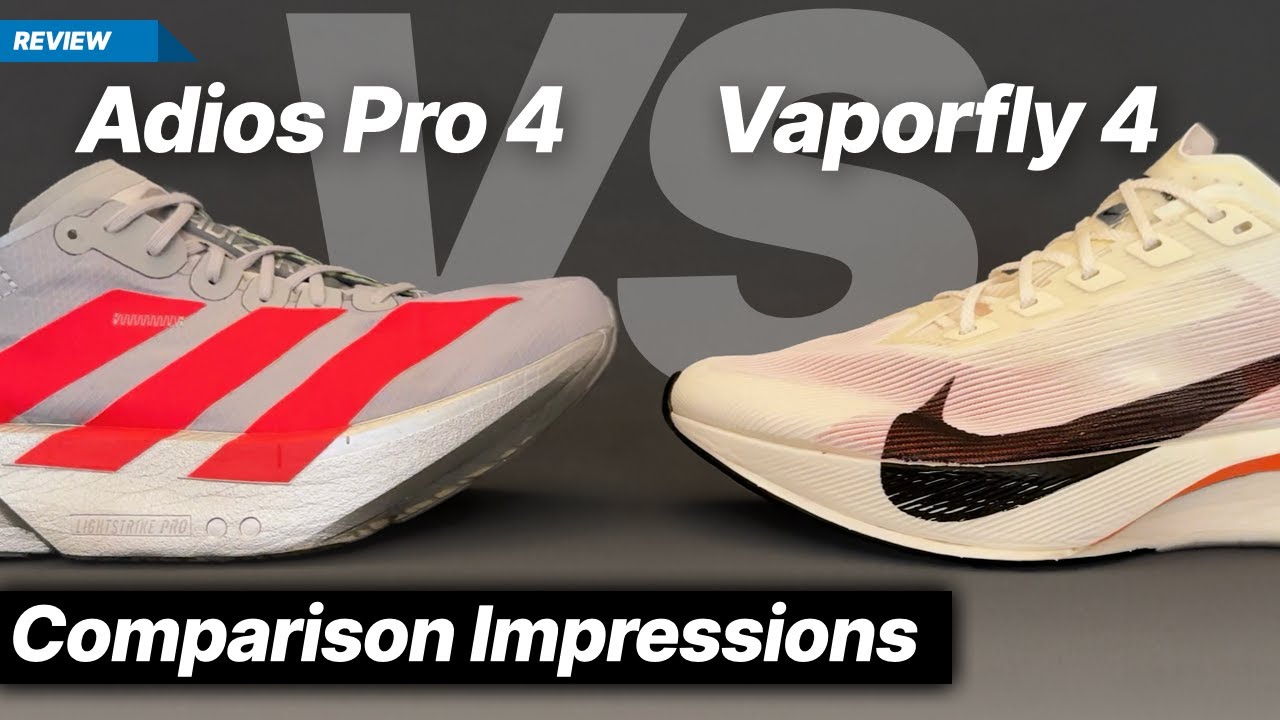 Adidas Adios Pro 4 против Nike Vaporfly 4