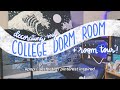 decorating my college dorm room + ROOM TOUR ! ✰ kpop/aesthetic/pinterest inspired