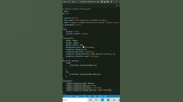 bouncing ball animation using HTML and CSS #shorts #short