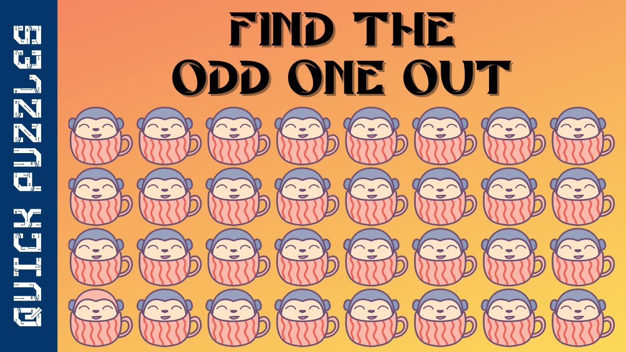 Find The Odd One Out Part 16 Emoji Puzzles Quick Puzzles YouTube