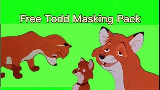 The Fox And The Hound Free Todd Masking Pack