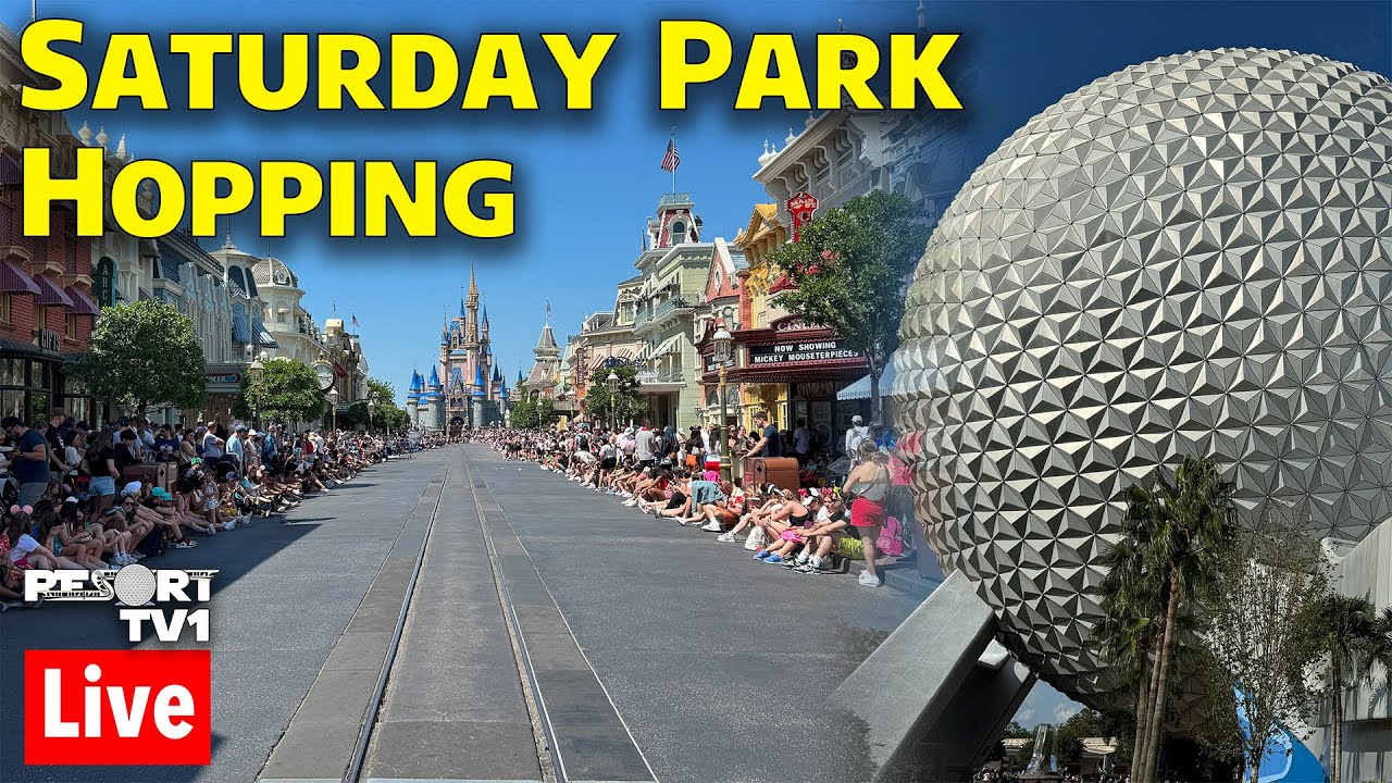 🔴Live: Saturday Park Hopping at Magic Kingdom and Epcot - Walt Disney World Live Stream - 5-3-25