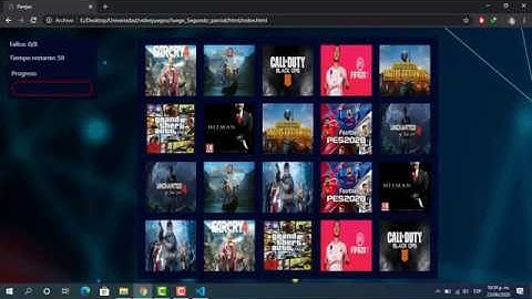Tutorial Video juego de Memoria | codigo html, css y java Script | Primera parte