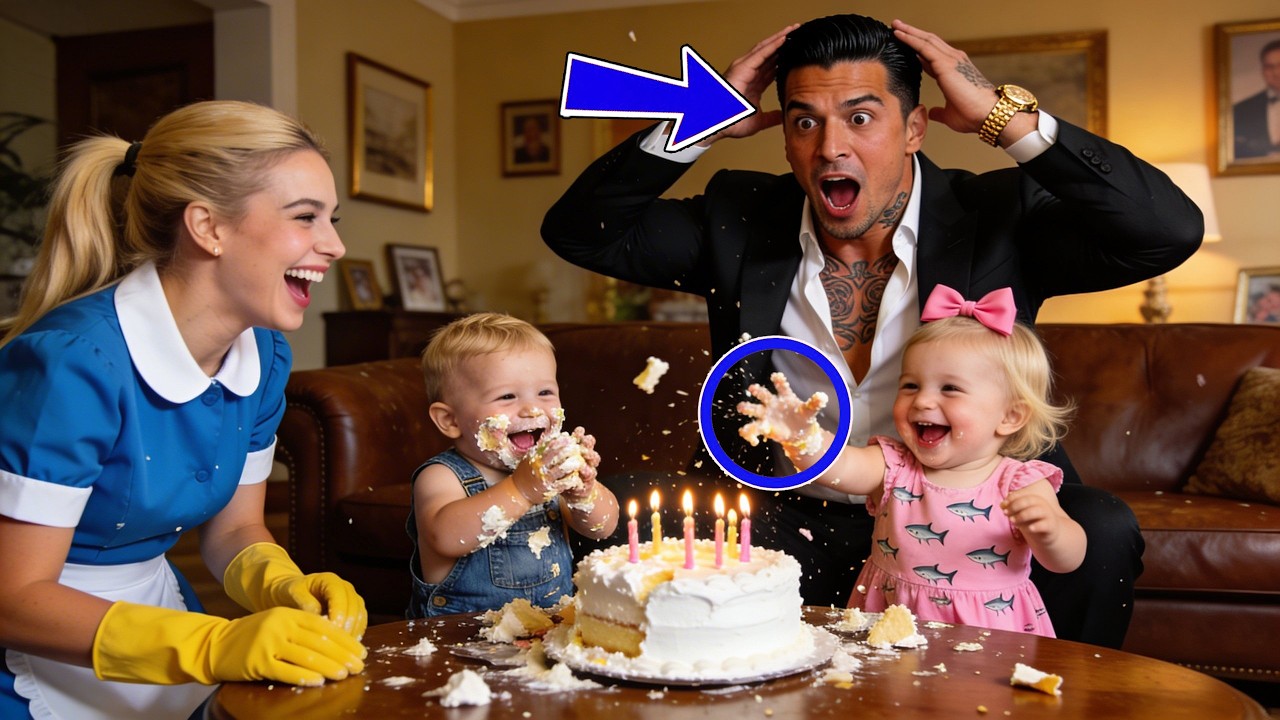 The Mafia Boss Was Sad, No One Remembered His Birthday — Until The Poor Maid & Her Children Arrived