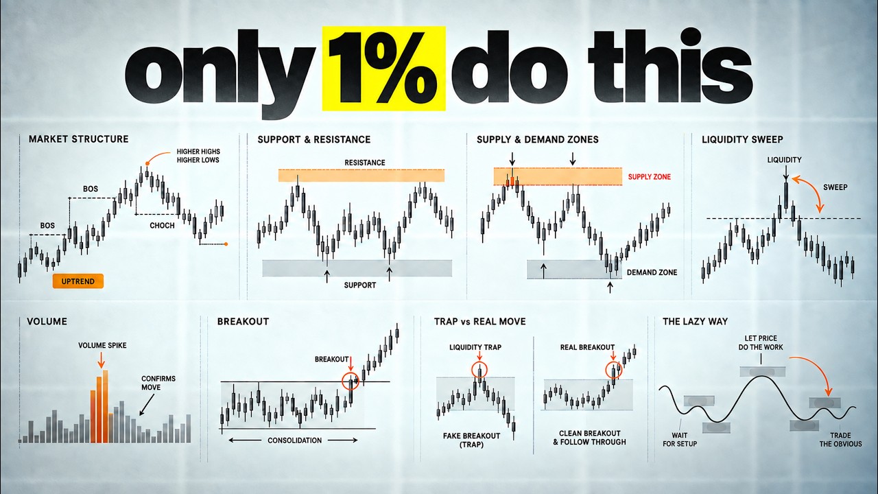 How I'd Learn Price Action FAST If I Started Over (Full Course): video thumbnail