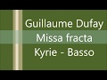 Capture de la vidéo Guillaume Dufay Missa Fracta   Kyrie   Basso