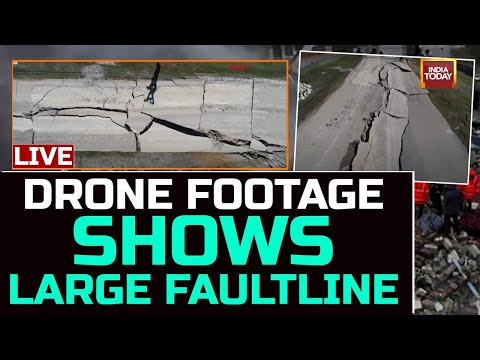 Watch Live: Fault Line In Turkey | Aerial Views Of The Turkey Earthquake  Aftermath | Earthquake - Youtube