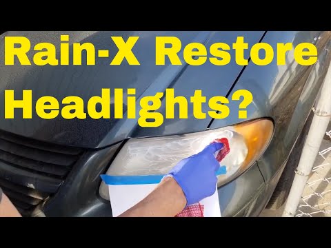 Can You Use Rain X On Headlights