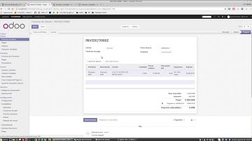 Cancelación de Factura y Asiento - Odoo ERP 10