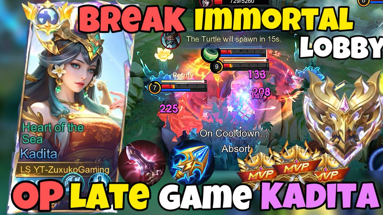 Неудержимая Кадита в режиме «Мифический бессмертный» — полные комбо-удары! | ZuxukoGaming | Геймп...