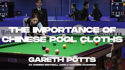 The Importance of Chinese Pool Cloths