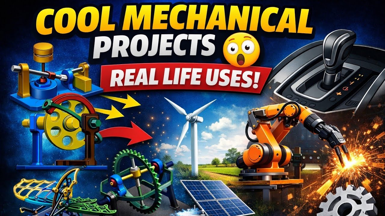 👉 “50 Cool Mechanical Engineering Projects That Are Used in Real Life 😲⚙️”